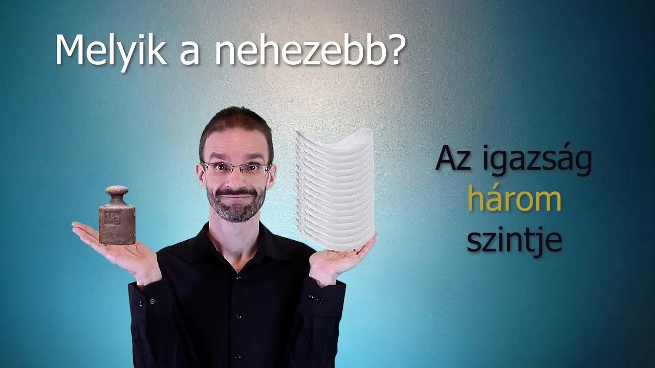 Melyik a nehezebb: 1 kg vas vagy 1 kg toll?