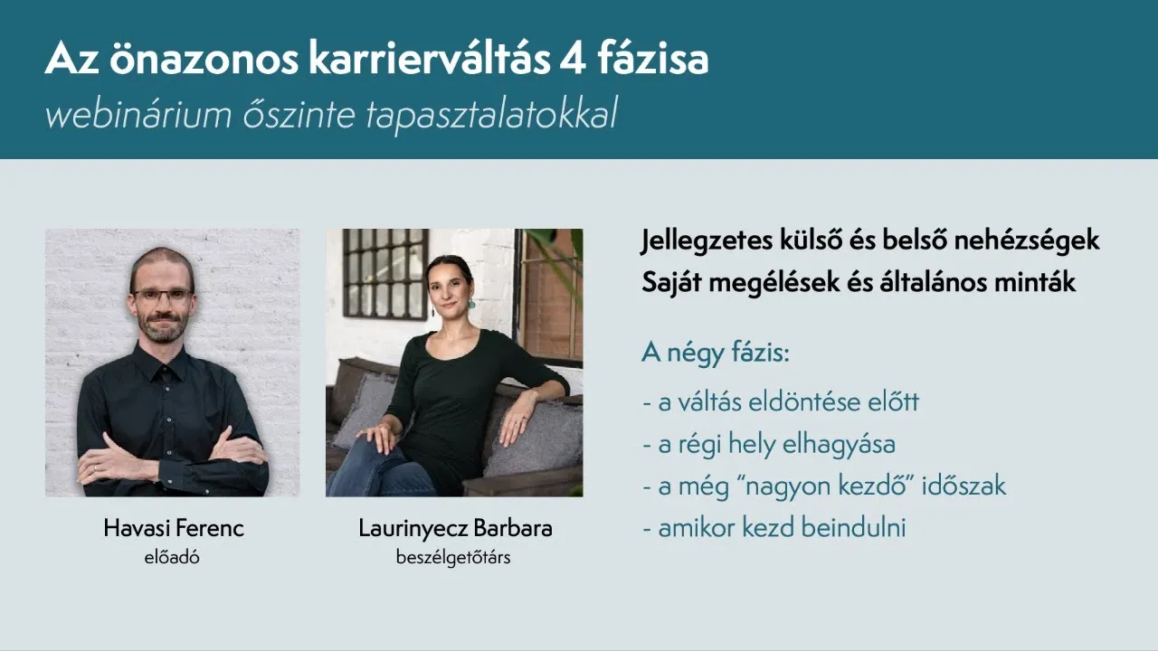 Az önazonos karrierváltás 4 fázisa